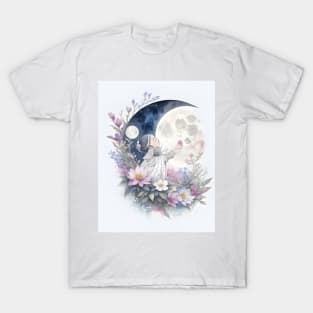 Moon poster art design T-Shirt